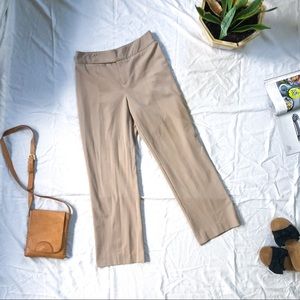 Nine West Khaki Trouser Dress Pant Stretchy